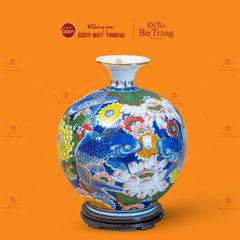 Quả Hút Lộc Vẽ Vàng Ngũ Ngư Chiêu Tài Tứ Hoa Phú Quý