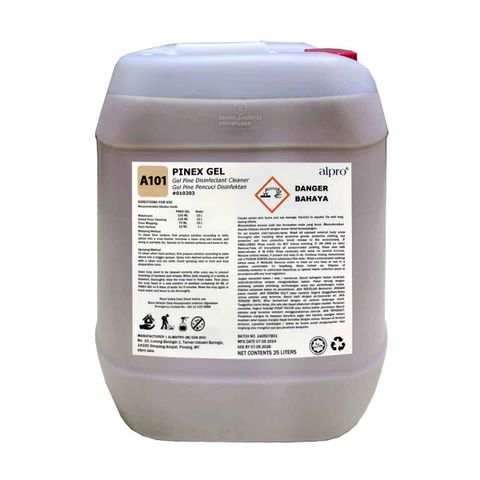 Hóa chất vệ sinh đa năng hương gỗ thông Alpro A101 Pinex Gel, can 25L