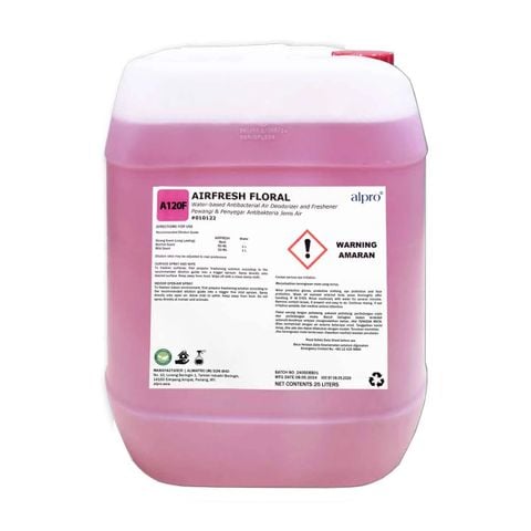 Dung Dịch Khử Mùi Phòng Hương Dâu Alpro A120F AirFresh Floral, can 25L