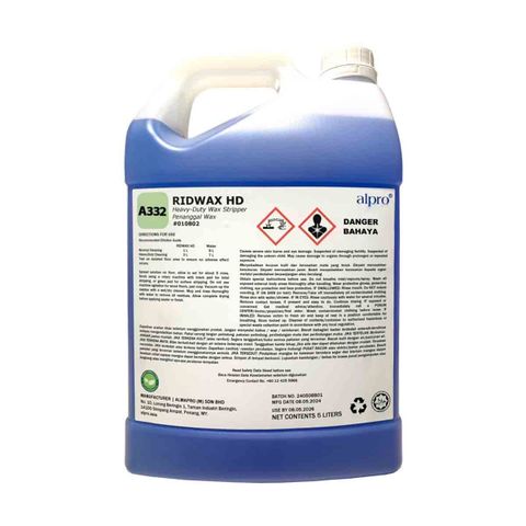 Dung Dịch Bóc Sàn Cũ Gốc Dung Môi Alpro A332 Ridwax HD