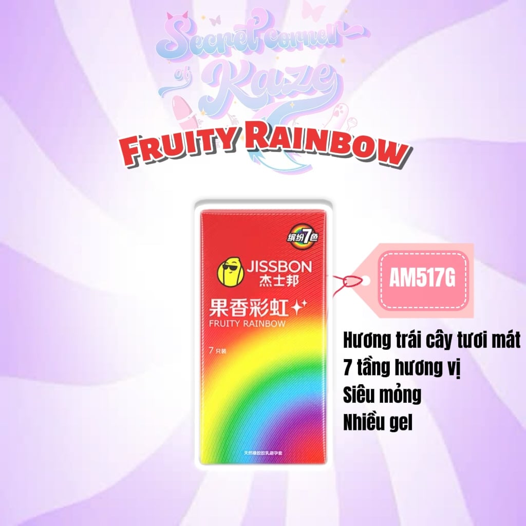 Bao cao su trái cây cầu vồng AM517G