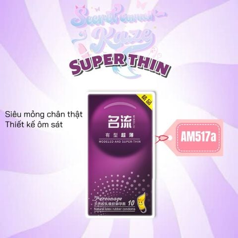 Bao cao su siêu mỏng ôm sát AM517a