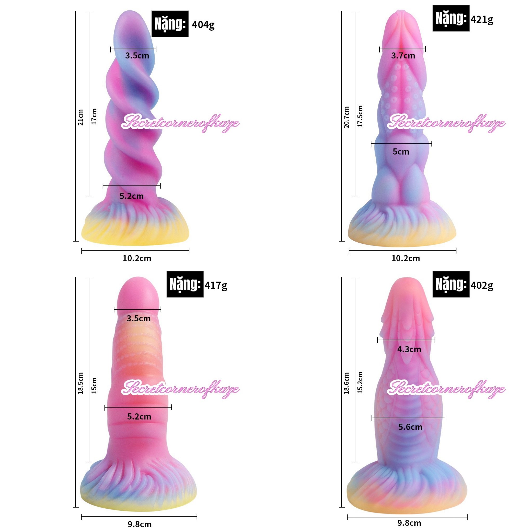 Pink gradient monster Am363