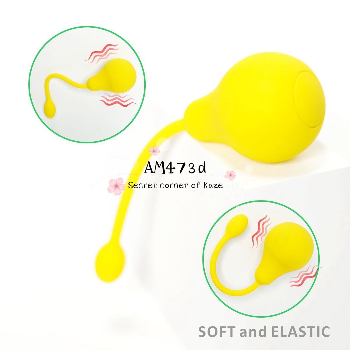 Pear massage toy trái lê rung AM473d
