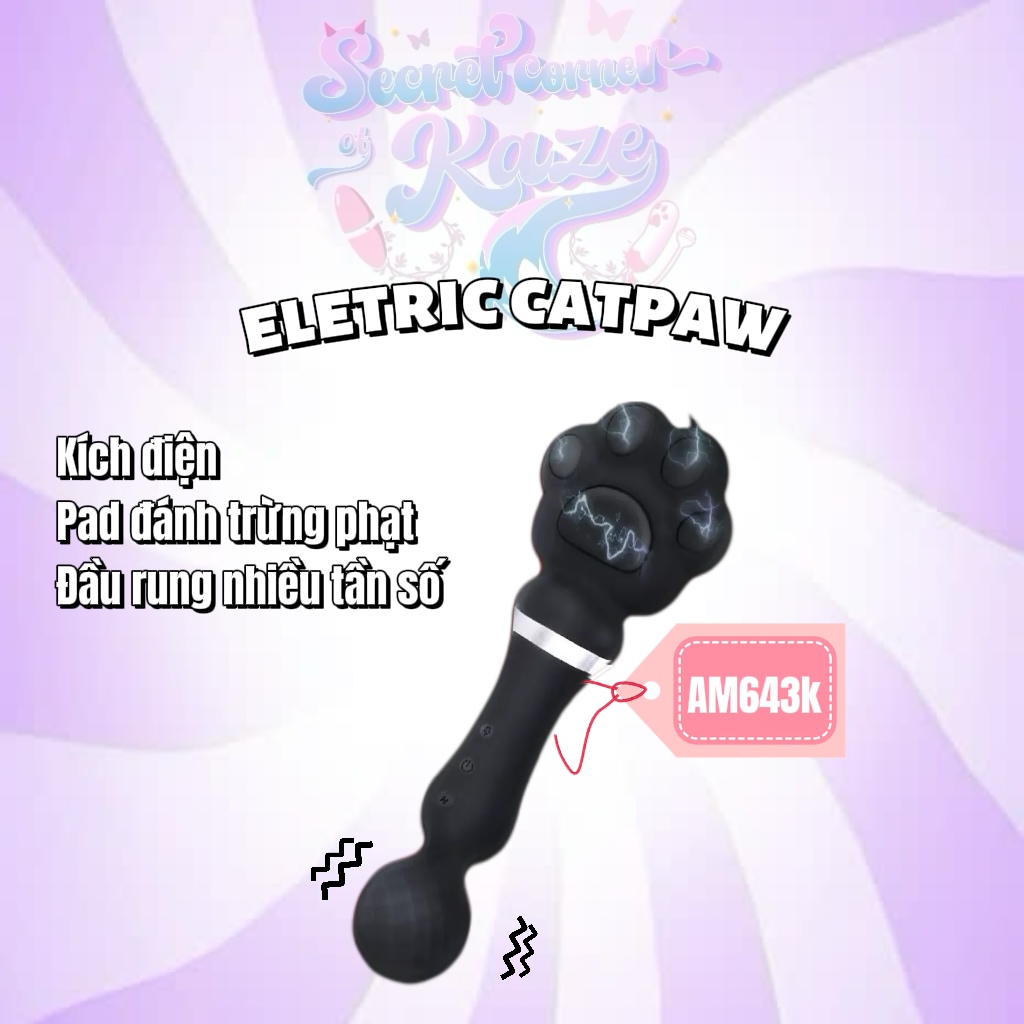Pad mèo rung sốc điện AM643k