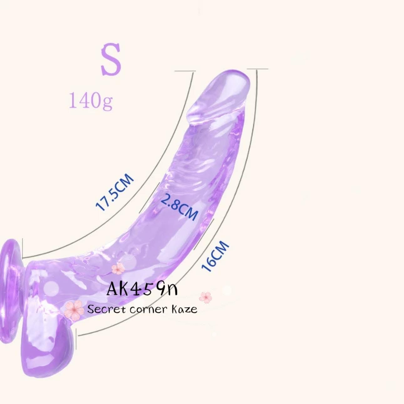 Sextoy silicone cong AK459n
