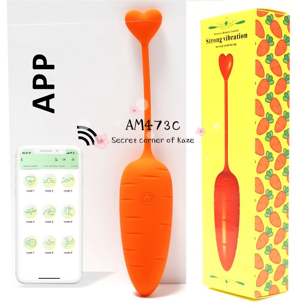 Cute carrot sextoy AM473c