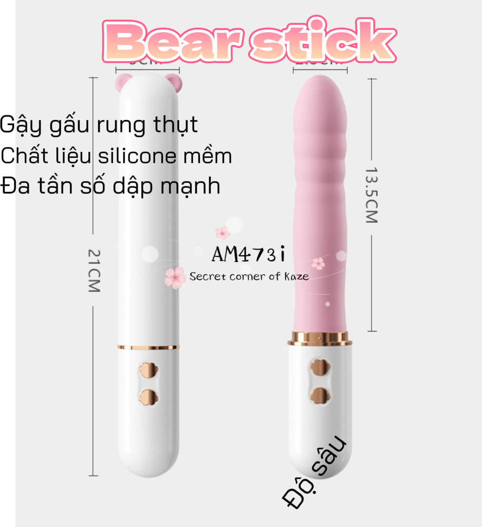 Bear stick sextoy rung thụt AM473i