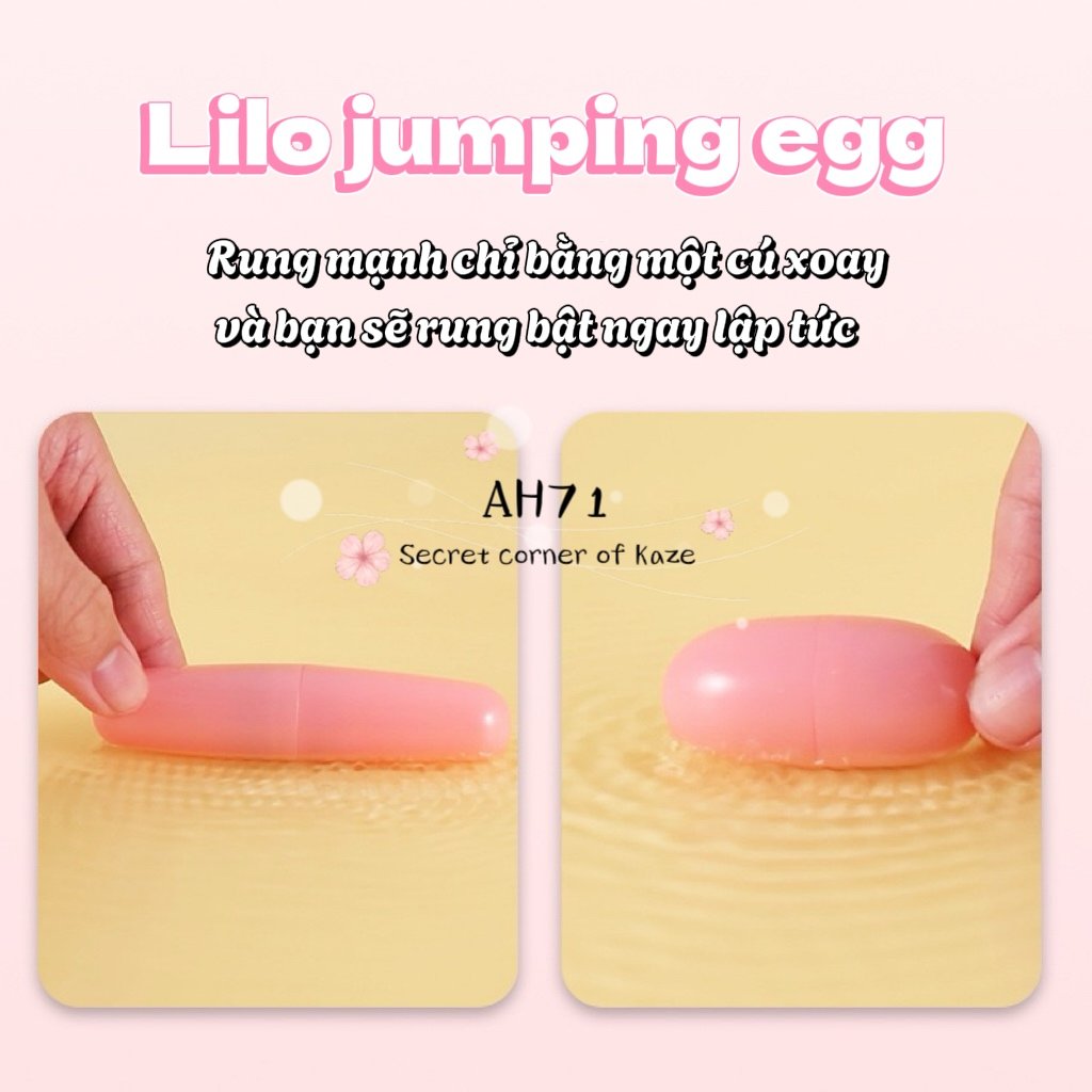 Lilo jumping egg sextoy trứng rung mini AH71