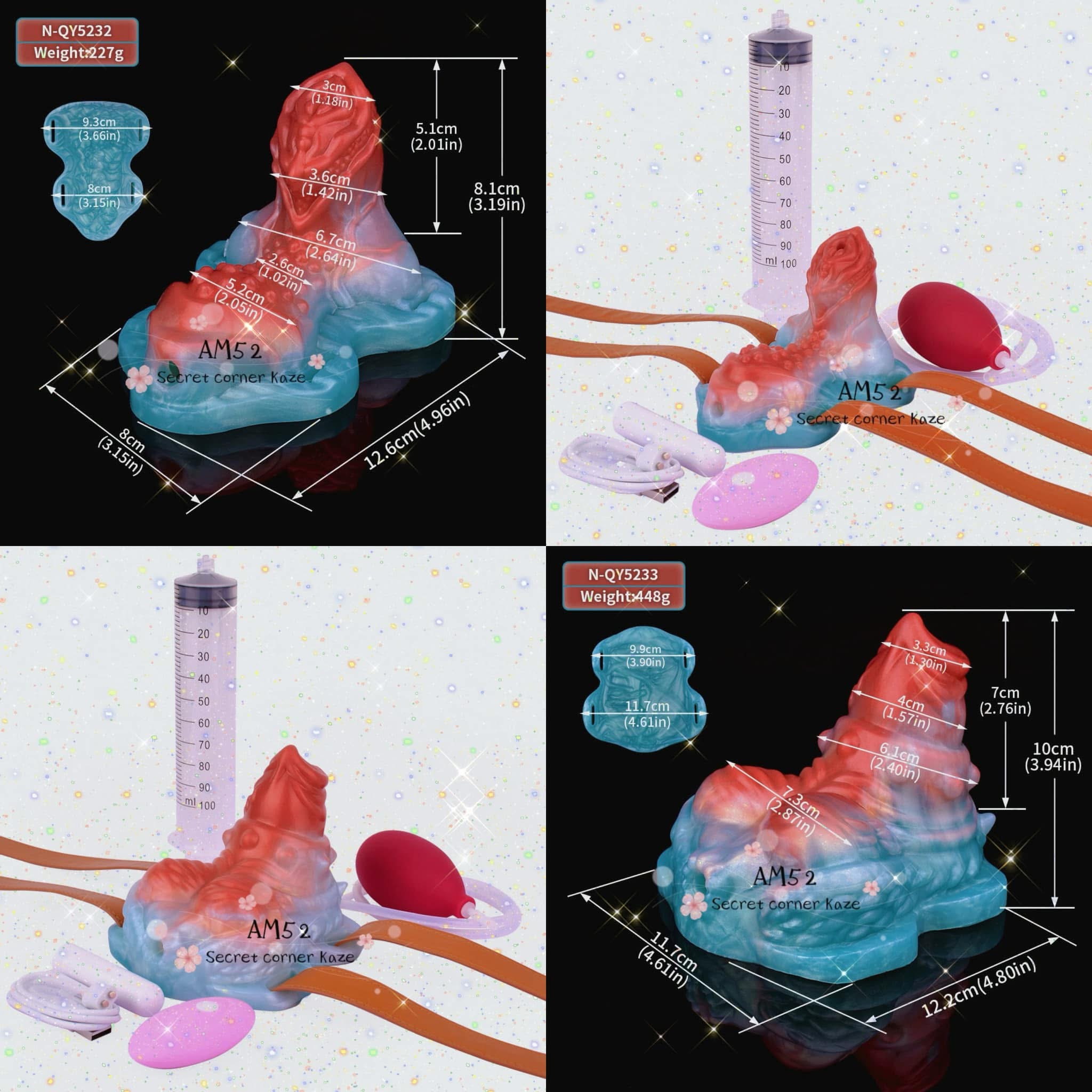 Toy bắn gel cột đùi cho lesbian AM52