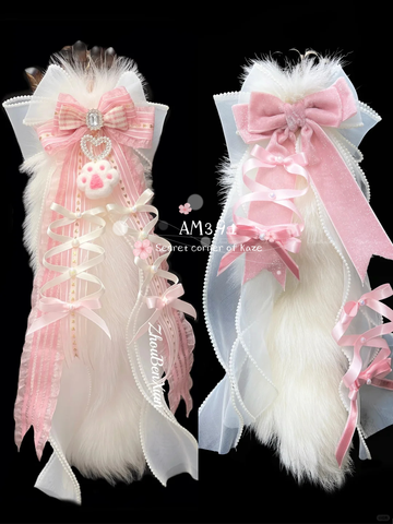 Buttplug cat tail handmade AM391
