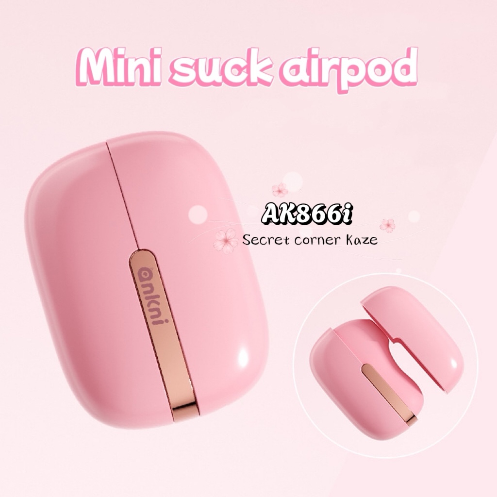 Mini airpod sextoy rung hút nhiều đầu AK866i
