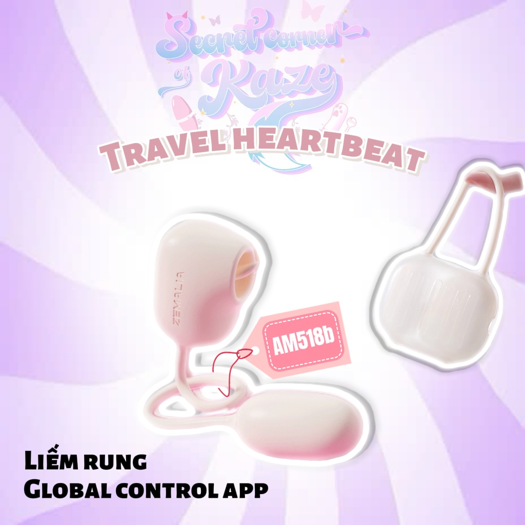 Toy vali travel heartbeat AM518b