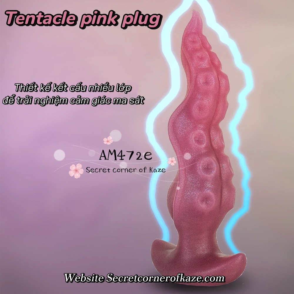 Pink tentacle buttplug AM472e