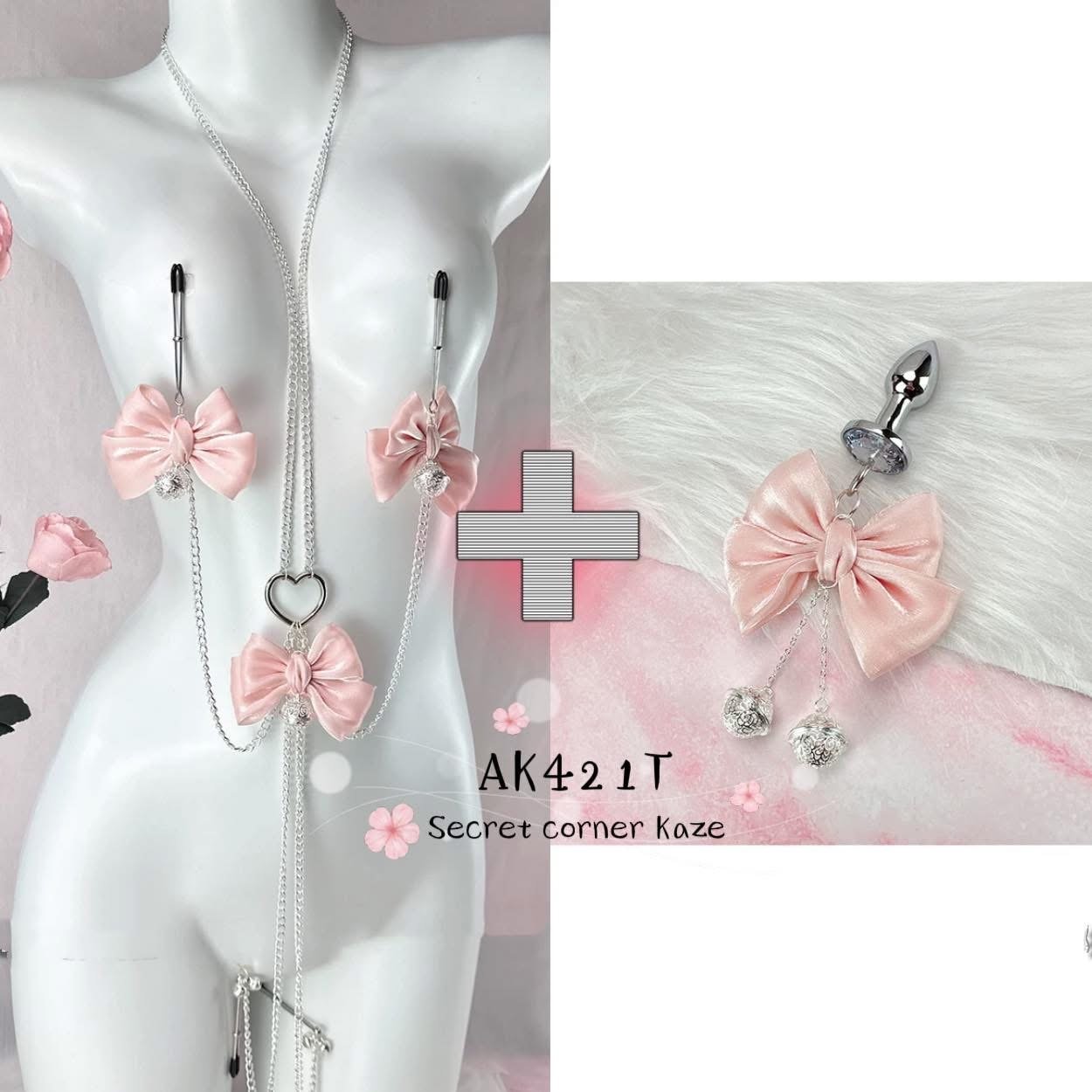 Kẹp nơ + plug AK421T