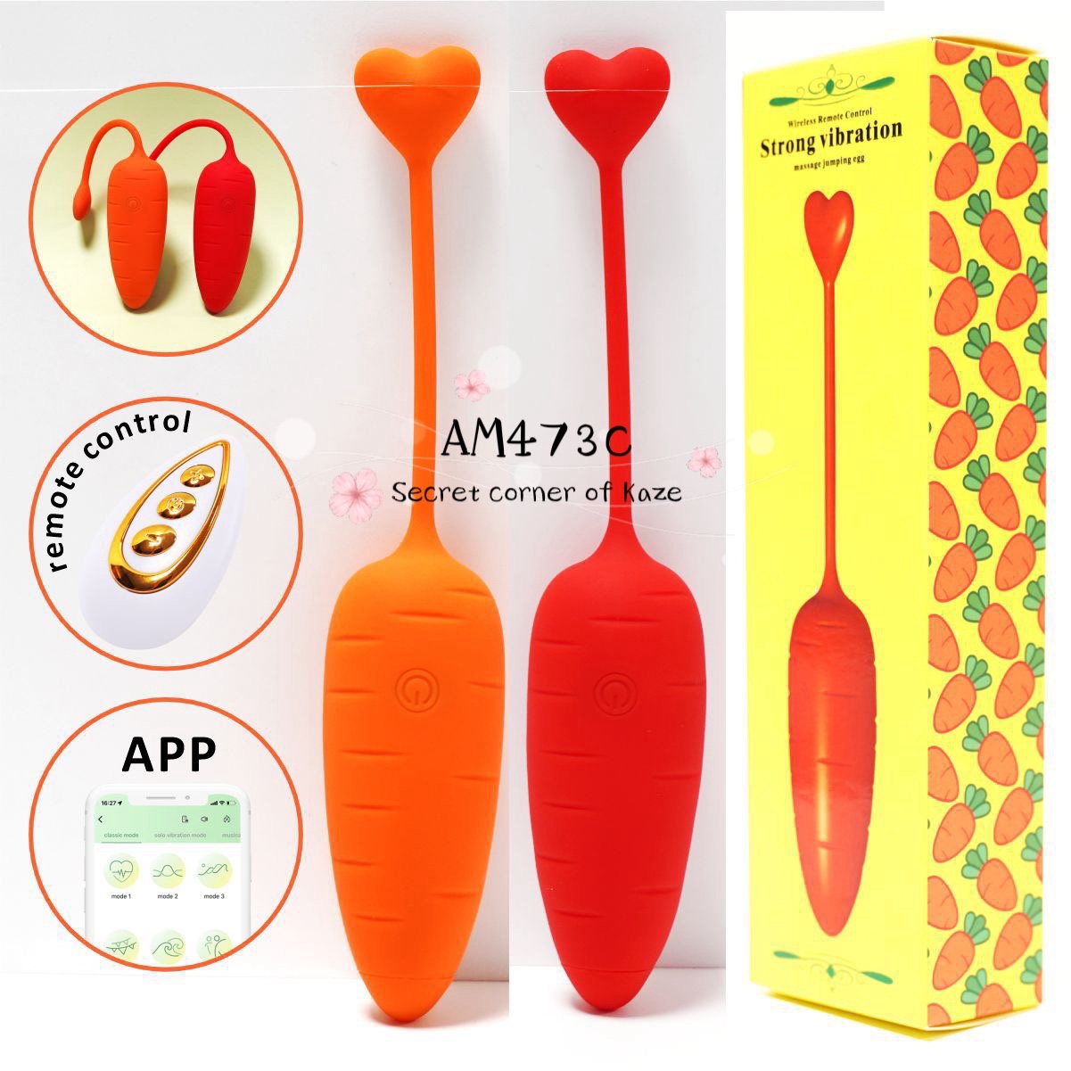 Cute carrot sextoy AM473c
