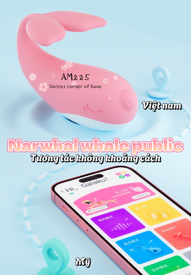 Narwhal public Kỳ Lân biển public AM225