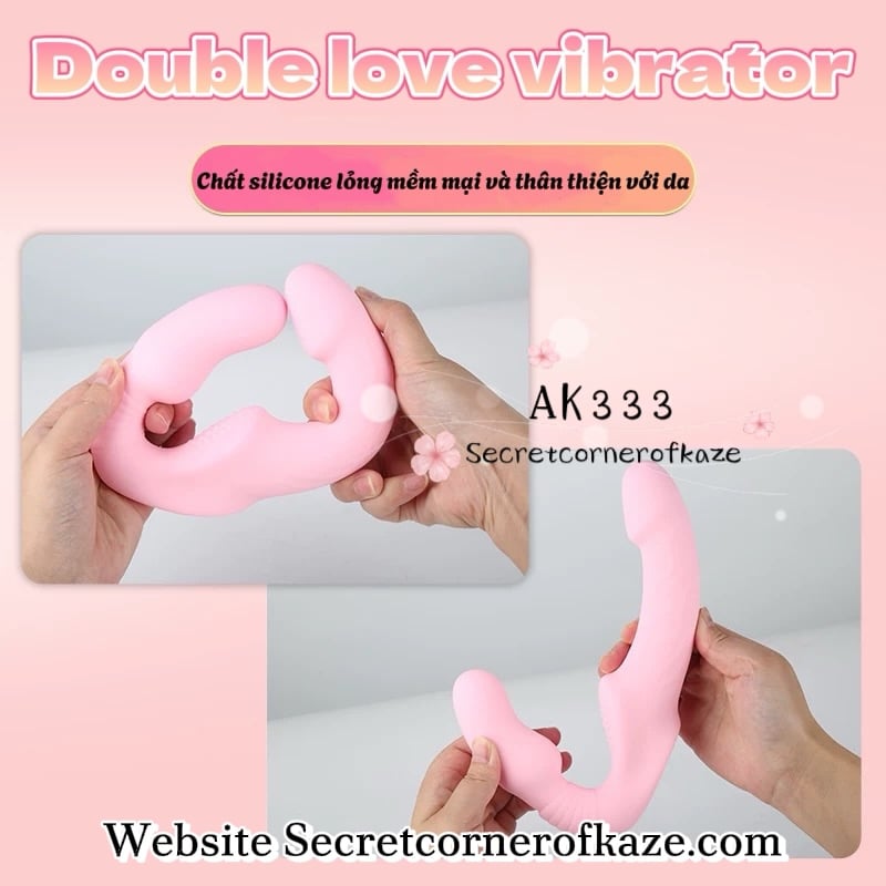 Massage toy lesbian double head AK333