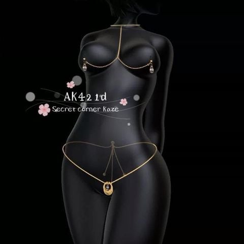 Trang sức núm + cô bé AK421d