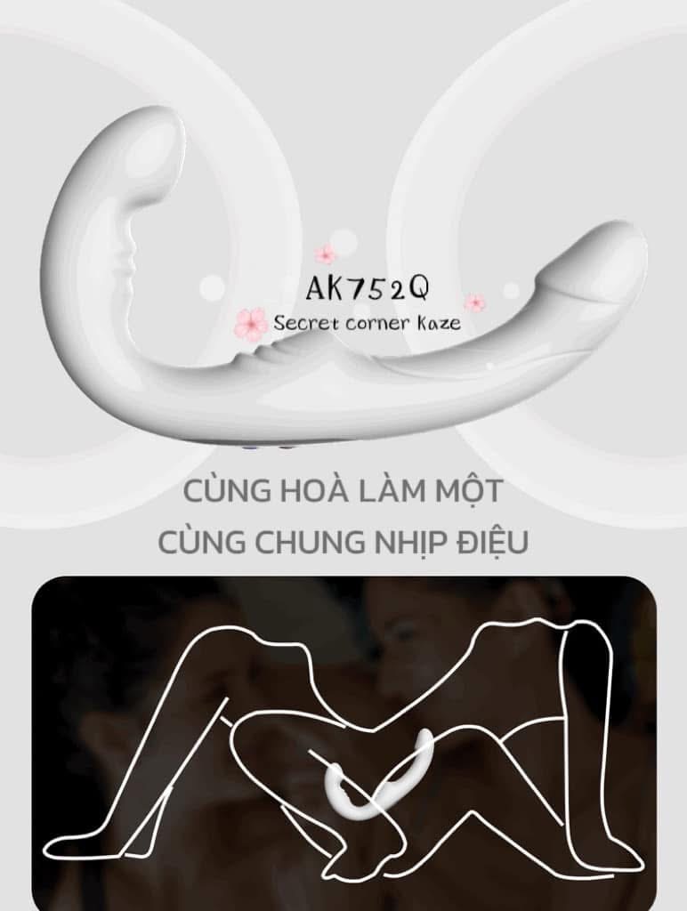Double white sextoy lesbian AK752Q
