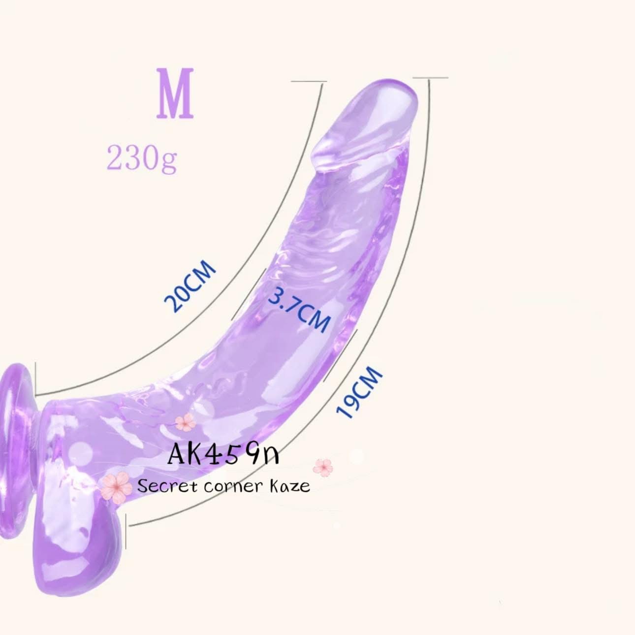 Sextoy silicone cong AK459n