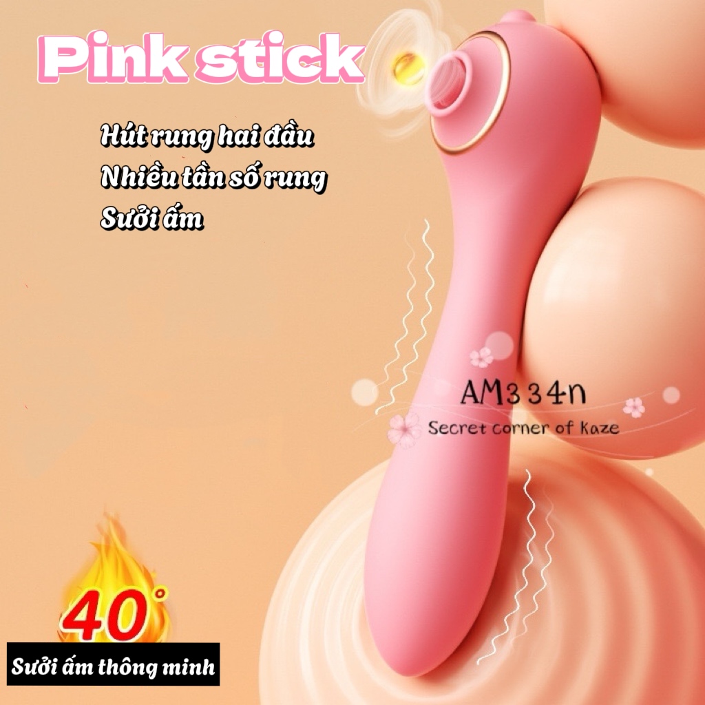 Pink stick rung hút 2 đầu AM334n