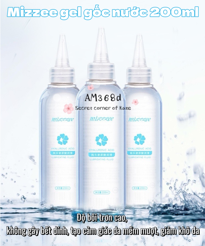 Lube gel gốc nước Mizzee 200ml