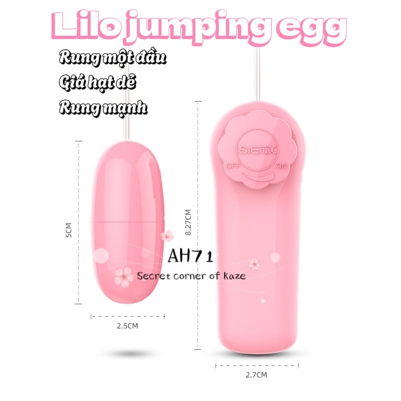 Lilo jumping egg sextoy trứng rung mini AH71