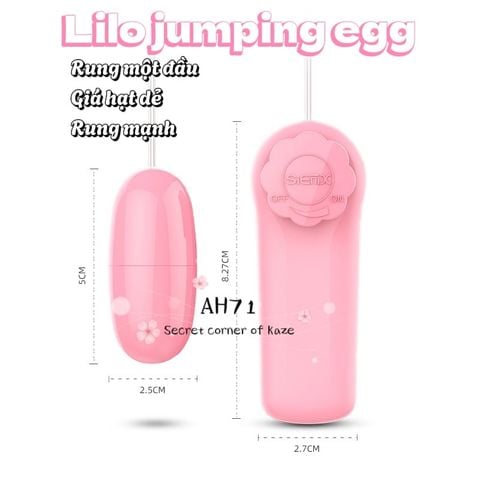 Lilo jumping egg sextoy trứng rung mini AH71