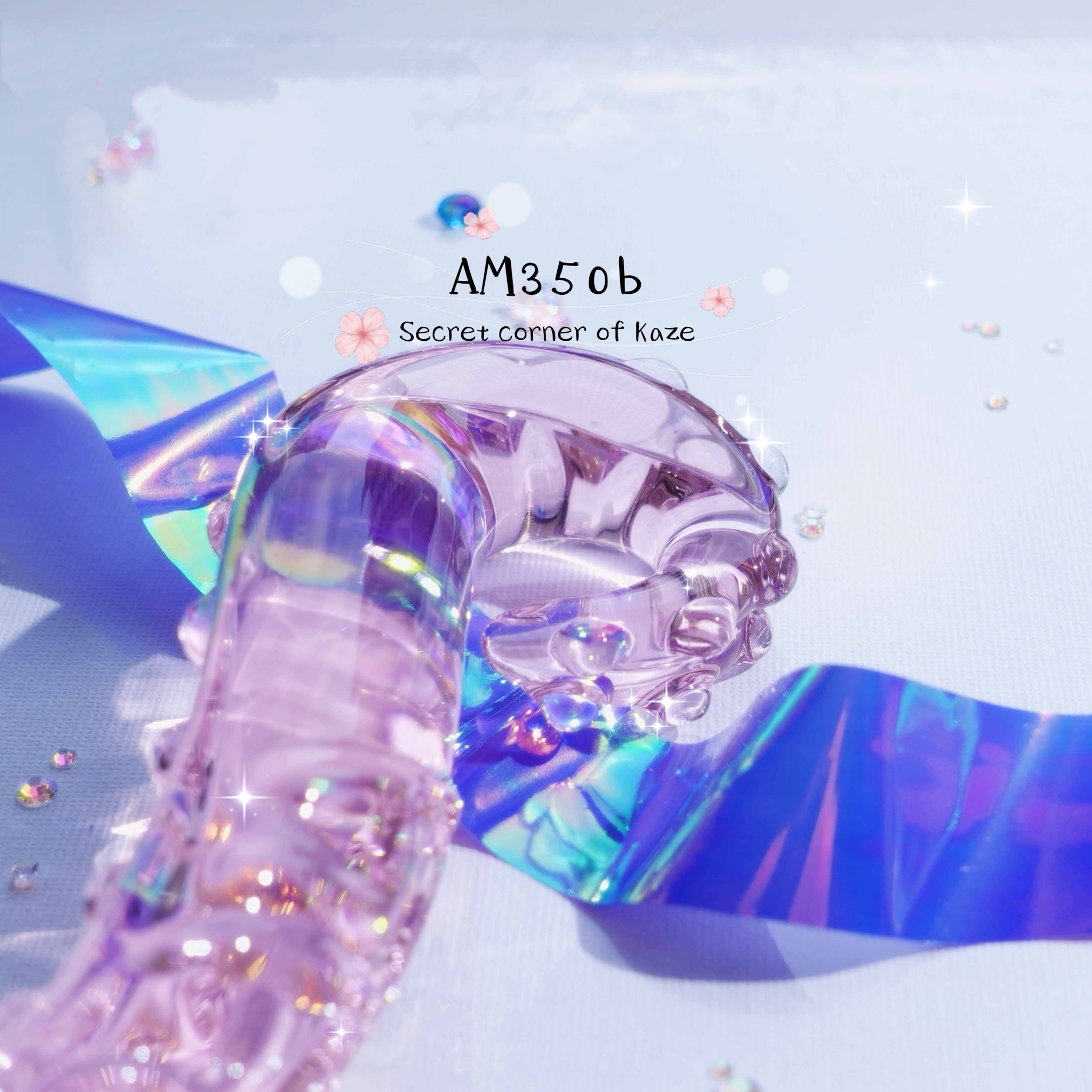 Buttplug glass tentacle AM350b