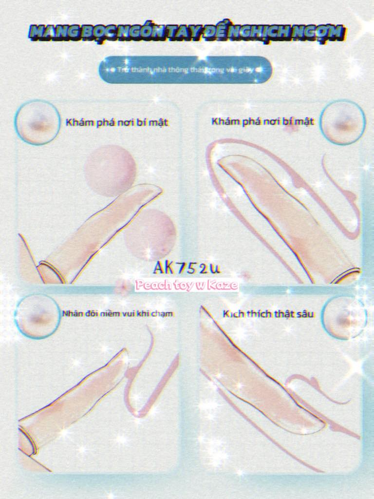 Condom Finger bao cao su ngón tay Ak752u
