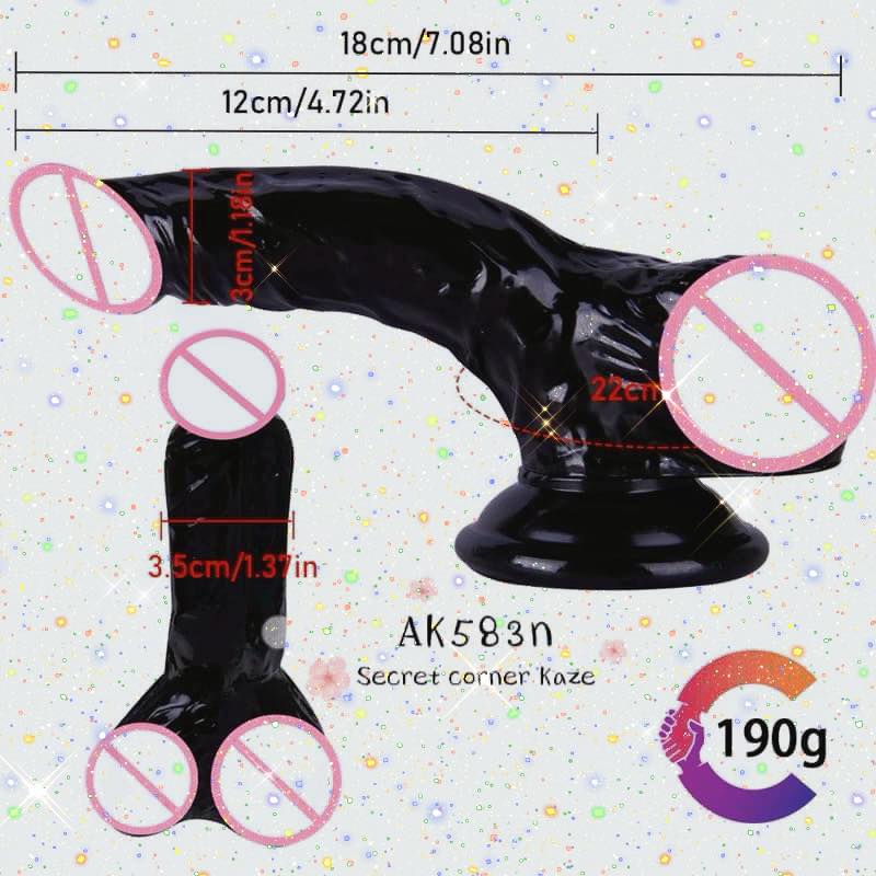 Dildo cong cong cho strap on ( Ak583n )