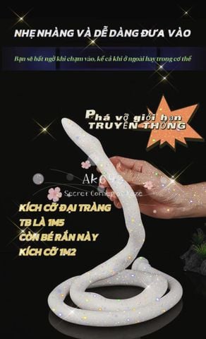 Thanh xà và Bạch xà Buttplug  Ak693