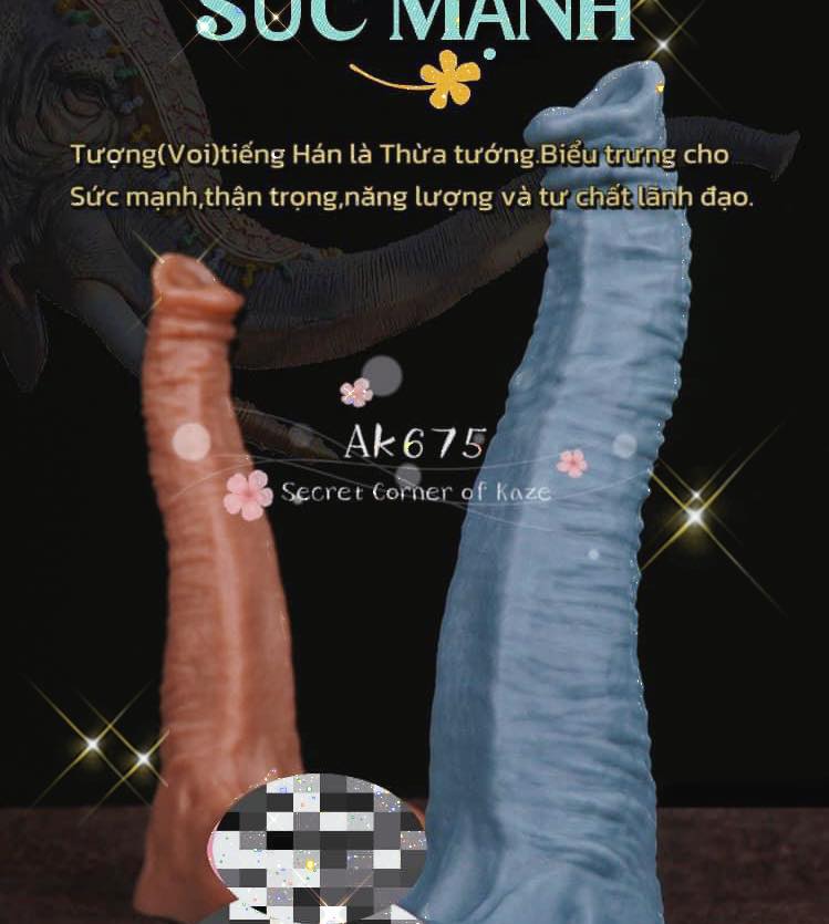 Dildo chú voi con ( Ak675 )