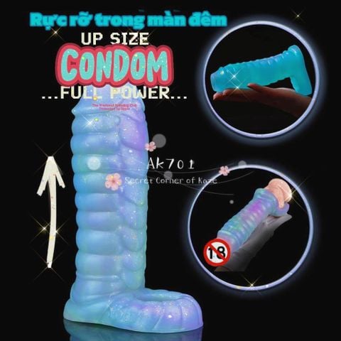 Glowing condom up size ( Ak701 )