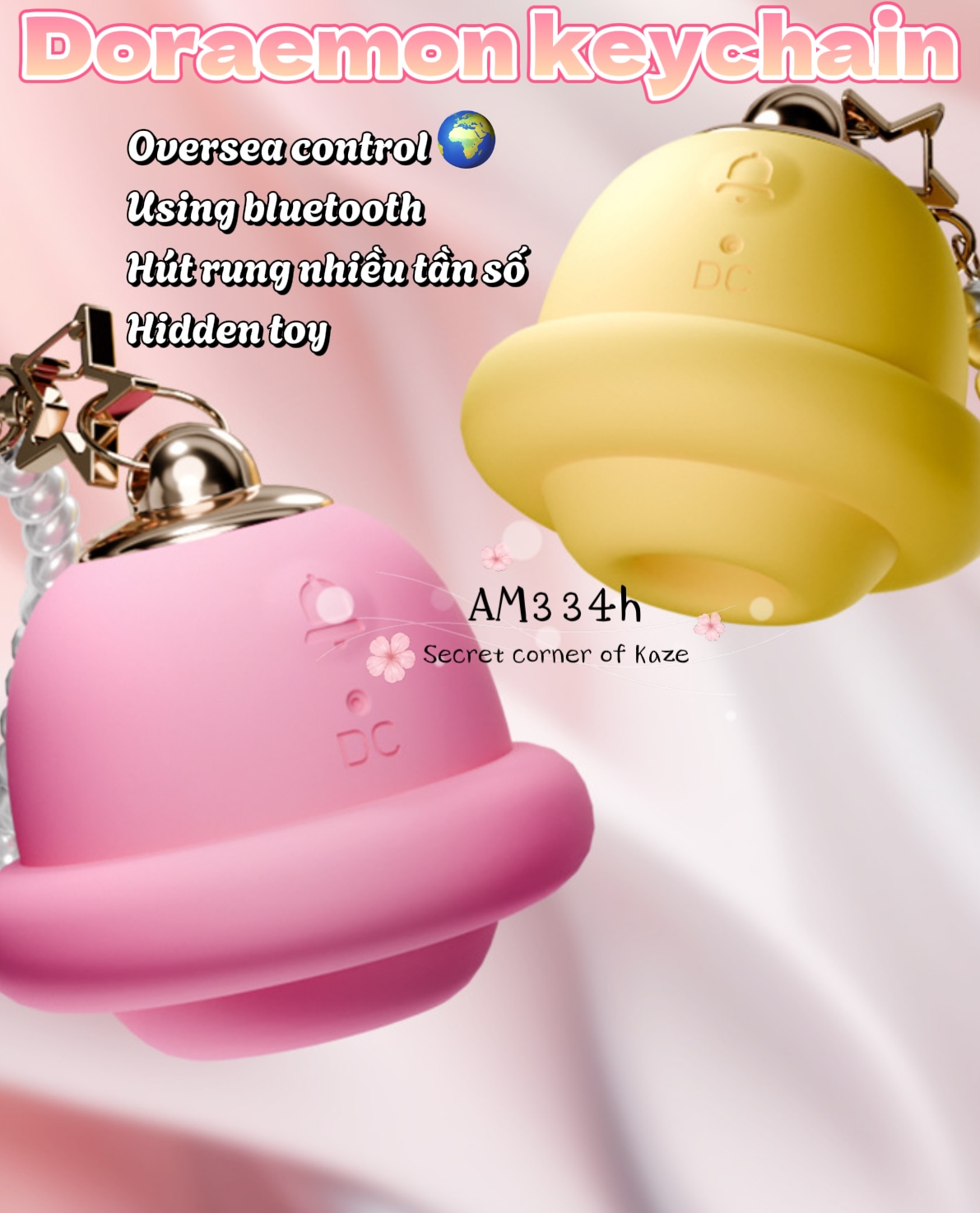 Doraemon keychain hút rung AM334h
