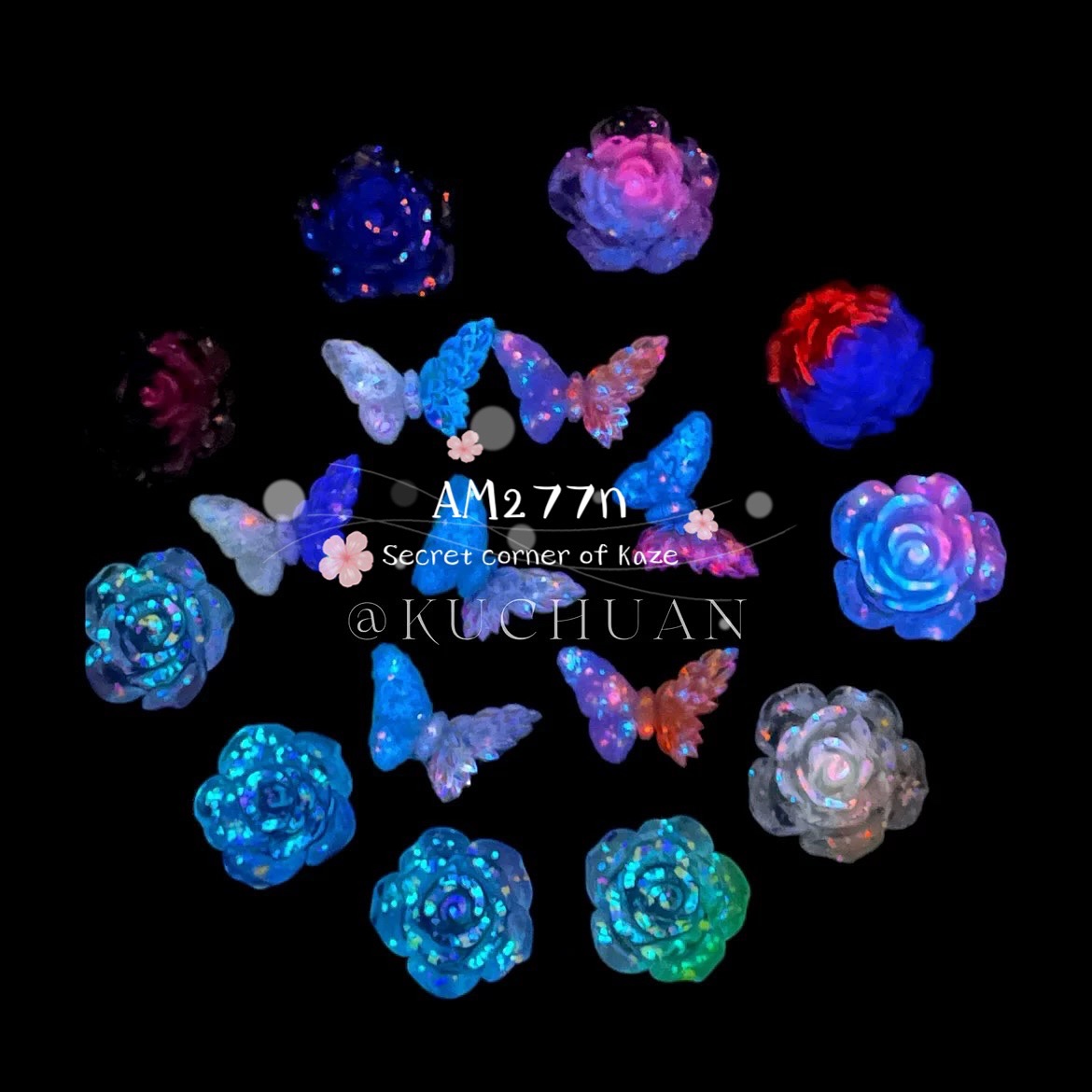 Buttplug Glowing flower Am277n