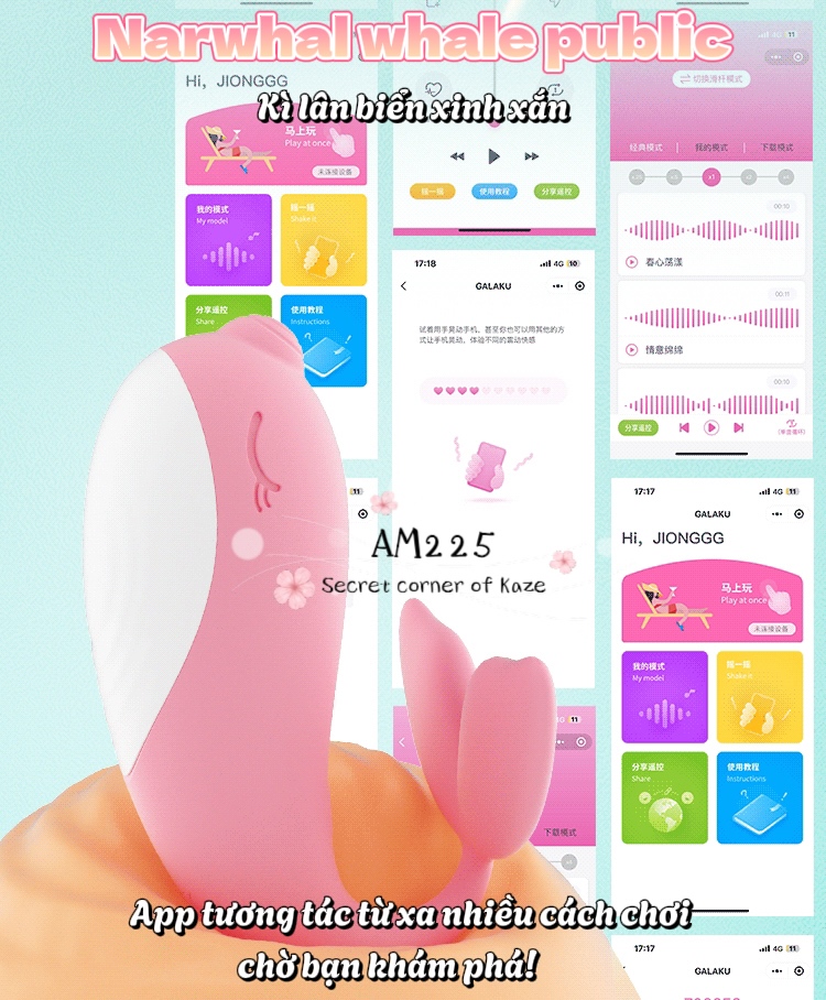 Narwhal public Kỳ Lân biển public AM225