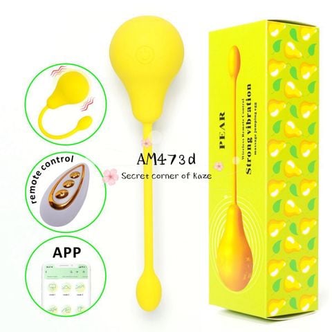 Pear massage toy trái lê rung AM473d