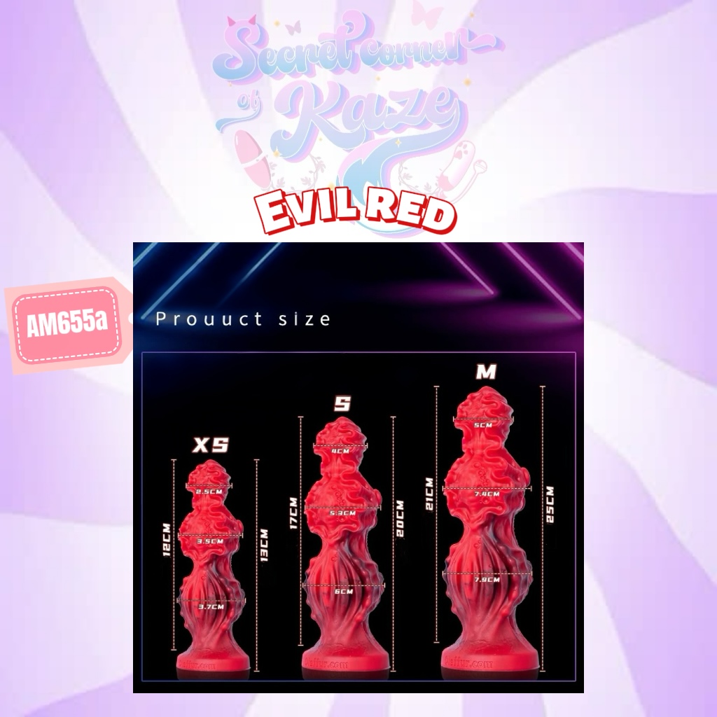 Sextoy silicone quỷ đỏ AM655a
