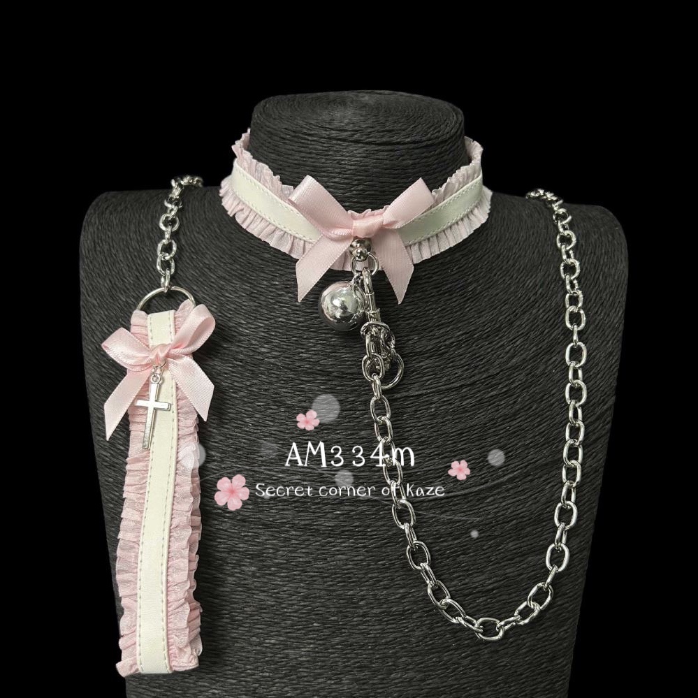 Cutie choker + dây dắt AM334m