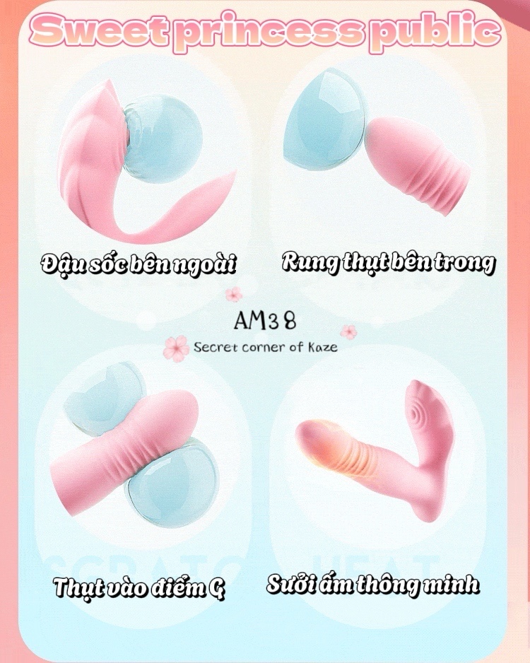 Sweet princess public rung thụt AM38