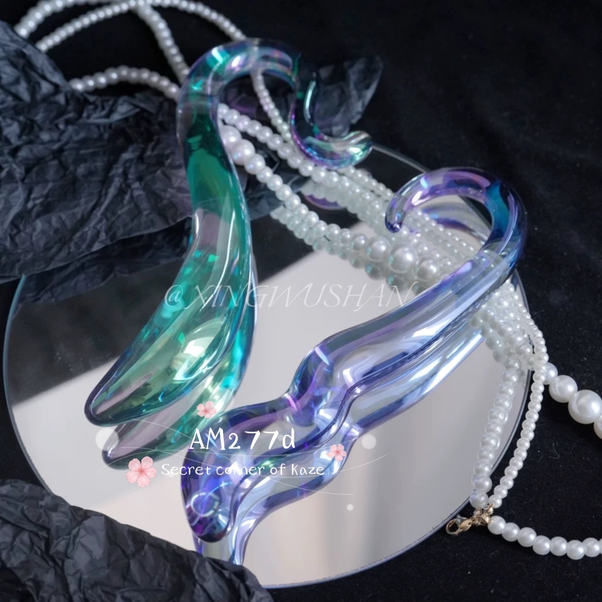 Glass buttplug AM277d