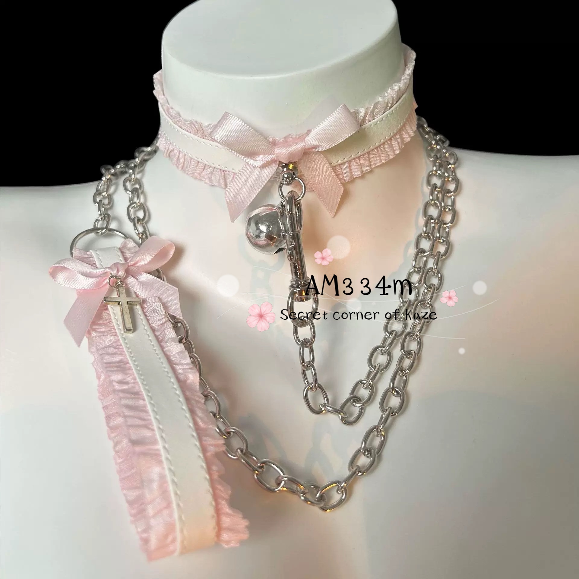Cutie choker + dây dắt AM334m
