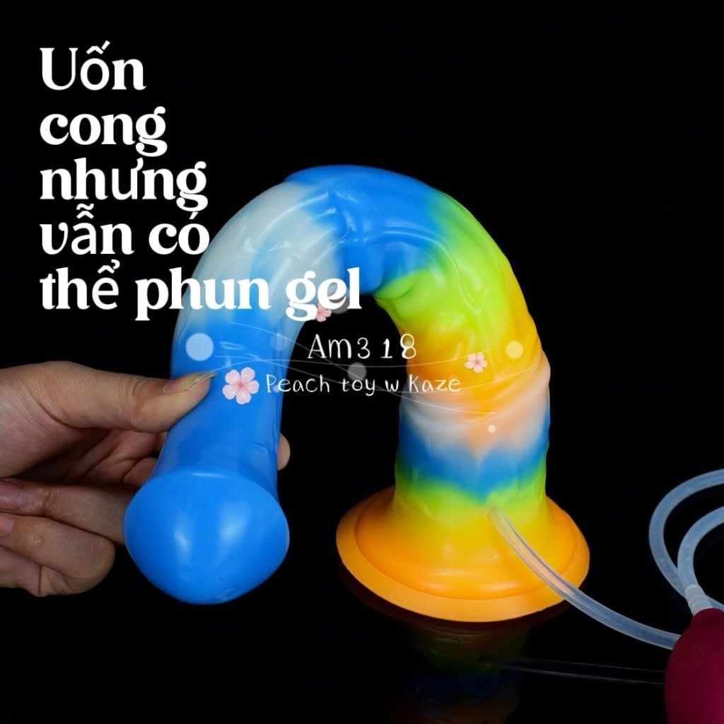 Toy ngựa rung bắn gel dạ quang AM318