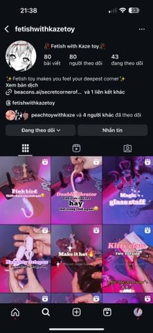 Instagram backup