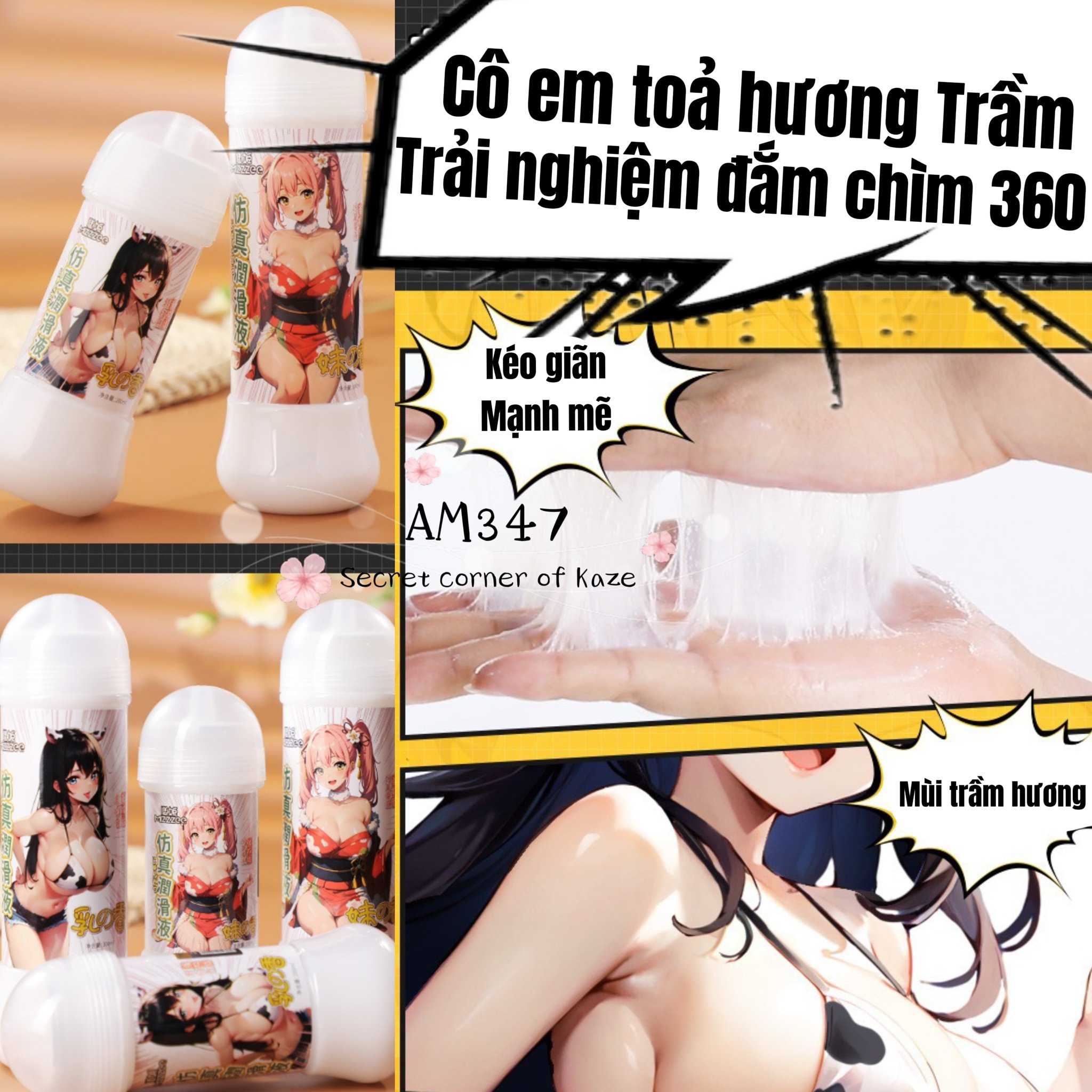 Gel lube sữa tinh trung AM347