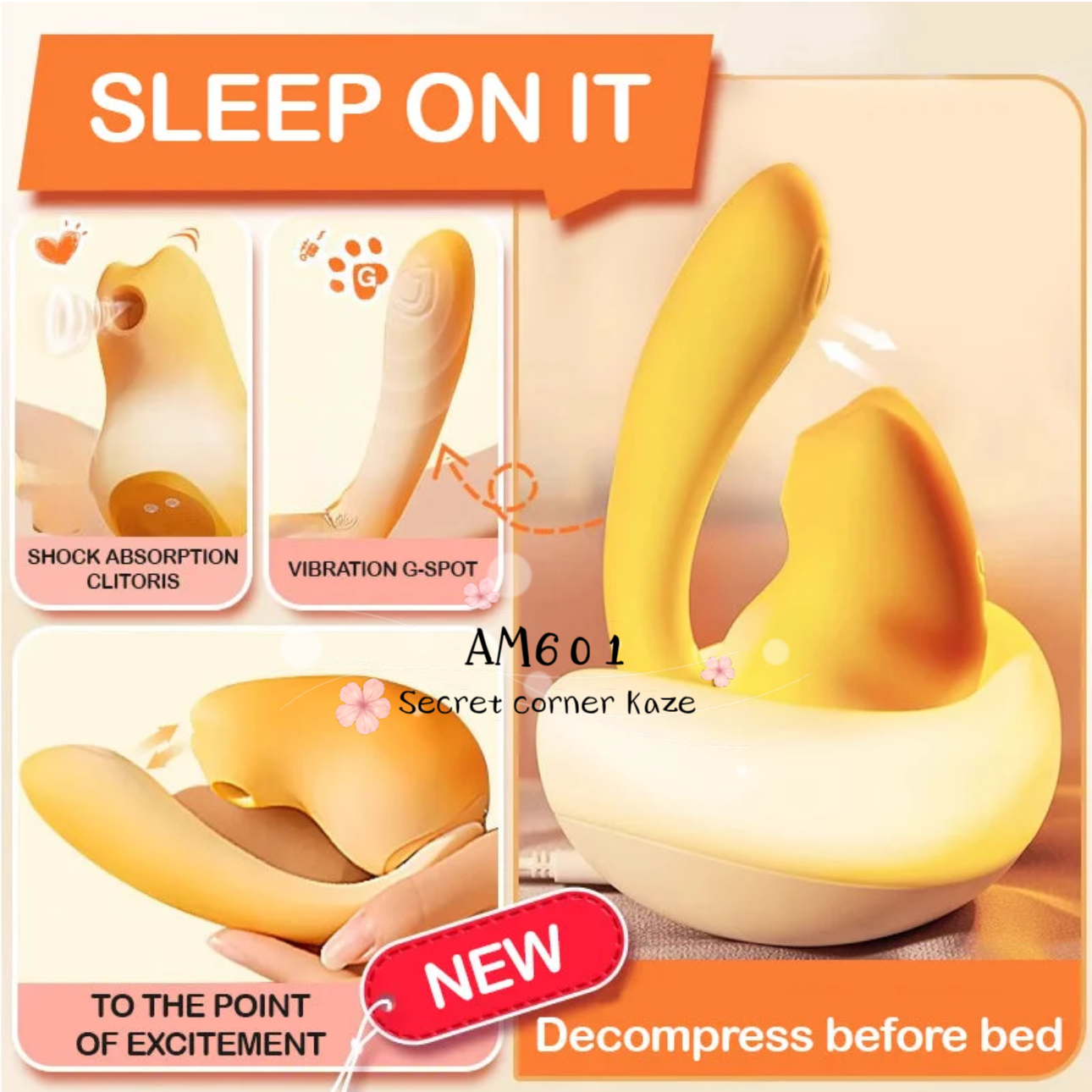Đèn ngủ mèo hút rung AM601