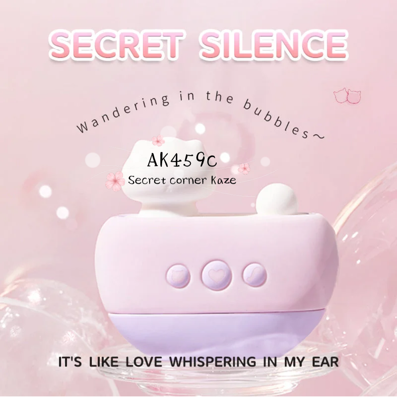 Popo cat sextoy hút rung AK459c