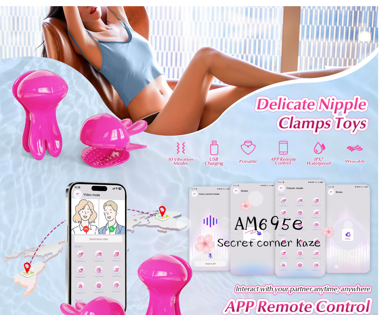 Kẹp ti thỏ rung AM695e